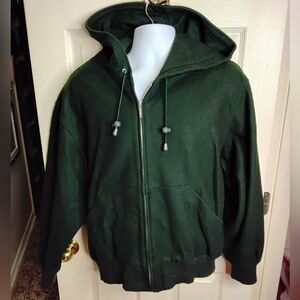 Jason Kole Wool Blend Hooded Jacket Men's Size Large